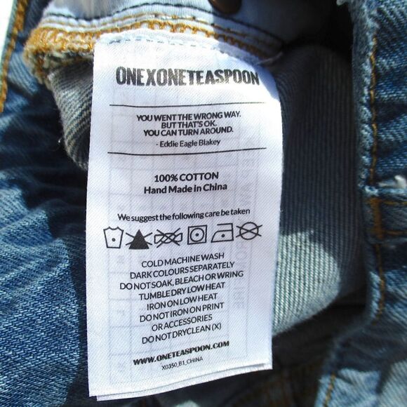 One Teaspoon Distressed Ankle Jeans - Picture 9 of 9